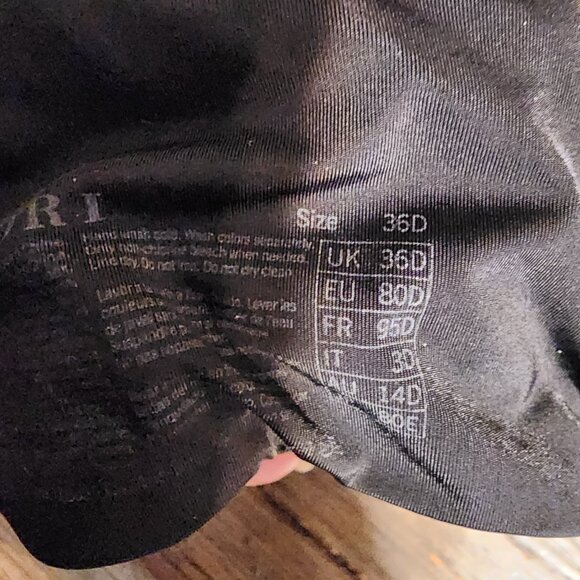 Natori Pure Luxe Custom Coverage Contour Bra, Black 36D - Picture 11 of 11